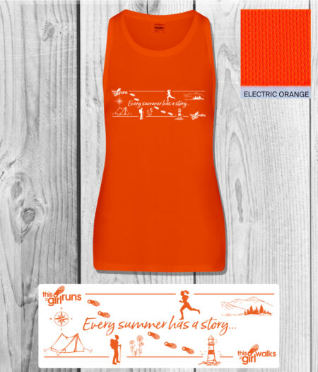 Electric orange vest